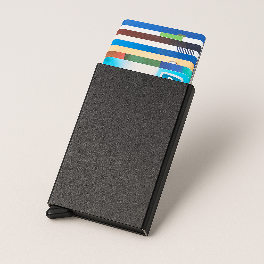 RFID Blocking Smart Wallet – Pop Up Card Holder